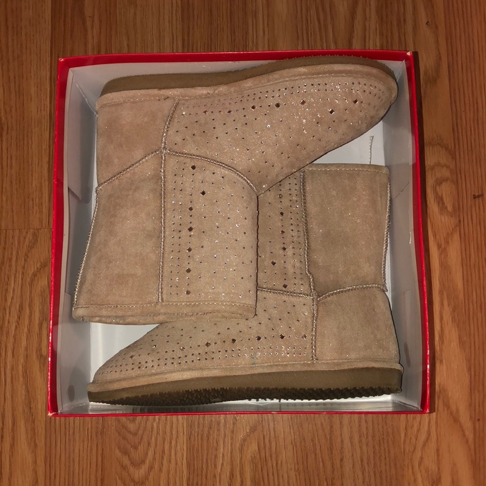Eva&Zoe glitter gem boots